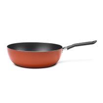 Wok Fun em Alumínio Antiaderente Terracota 24cm 2,3L - Brinox