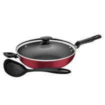 Wok Loreto Com Cabo Antiaderente 3,3L Espumadeira Tramontina