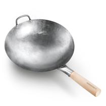 Wok Pan Mammafong com fundo redondo em aço carbono 30cm Wok Pan Mammafong com fundo redondo em aço carbono 30cm