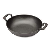 Wok para grelhar Cuisinart CCW-800 Ferro fundido pré-temperado de 10 polegadas Wok para grelhar Cuisinart CCW-800 Ferro fundido pré-temperado de 10 polegadas