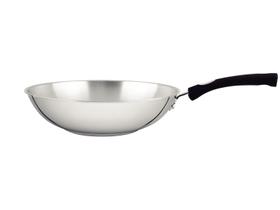 Wok Silicone em Aço Inox com Fundo Triplo 28 cm 3,3 L Astro Tramontina Wok Silicone em Aço Inox com Fundo Triplo 28 cm 3,3 L Astro Tramontina