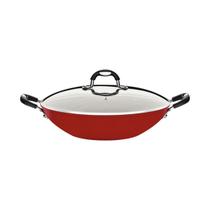 Wok Tramontina Mônaco Indução 32cm Vermelho