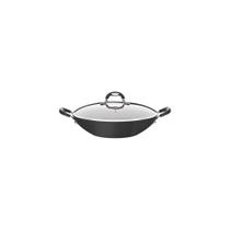 Wok Tramontina Mônaco Induction Alumínio Antiaderente Starflon Preto 32 Cm 4,5 L Tramontina