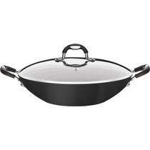 Wok Tramontina para Fogão de Indução Mônaco 32cm Preta 4,5L