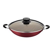 Wok Tramontina Paris Alumínio Vermelho 32cm Wok Tramontina Paris Alumínio Vermelho 32cm