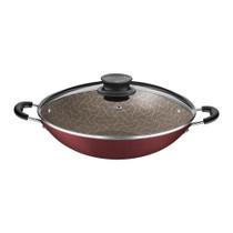 Wok Tramontina Paris Starflon Max Tampa Vidro 36 cm 6,0 L Wok Tramontina Paris Starflon Max Tampa Vidro 36 cm 6,0 L