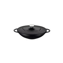 Wok Tramontina Trento em Ferro Esmaltado com Revestimento Interno em Antiaderente Starflon Excellent 32 cm 5 L