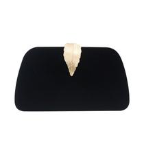 Womens Evening Clutch Bag Velvet Handbag Chain Strap Handbag Messenger Bag