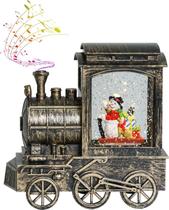 Wondise Lanterna Formato Trem - Globo de Neve Musical Natal