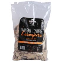 Wood Chips Para Churrasco - Defumação Laranjeira - 1kg - Sheriff Steak