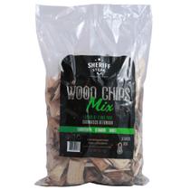 Wood Chips Para Churrasco - Defumação Mix - 1kg - Sheriff Steak
