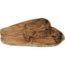 Wood Petisqueira 4X54X37Cm Madeira Natural Com 5 Divisoes