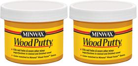 Wood Putty Minwax 923 Colonial à base de óleo de bordo 110 mL (x2) Wood Putty Minwax 923 Colonial à base de óleo de bordo 110 mL (x2)