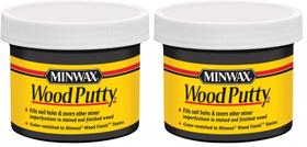 Wood Putty Minwax 9718 à base de óleo de ébano, 110 ml, pacote com 2 unidades