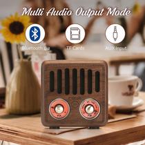 Wood Retro Rádio Digital FM Rádio Digital Linternet Rádio Portátil FM Rádio Mini Bluetooth Alto-falante Clássico Old Fashioned Rádio