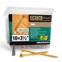 Wood Screws Deck Plus 48422 10 x 8,9 cm Tan 2,27 kg Caixa