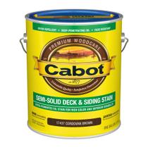 Wood Stain + Sealer Cabot Semi-Solid Cordovan Brown 3,78L