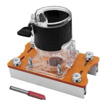 Wood Trimmer Router Base Caoeal 2 em 1 para máquina de corte de 65 mm