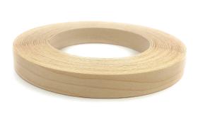 Wood Veneer Edge Banding Maple 3/4 x 15,24 m com adesivo