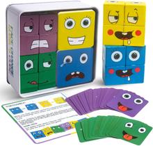 Wooden Expressions Building Block Brain Teasers Puzzle Magic Face Changing Cube Educational Montessori Toys Family Board Games Matching Puzzles Set para crianças de 3, 4, 5, 6 anos ou mais Wooden Expressions Building Block Brain Teasers Puzzle Magic Face Changing Cube Educational Montessori Toys Family Board Games Matching Puzzles Set para crianças de 3, 4, 5, 6 anos ou mais