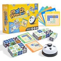 Wooden Matching Game Puzzle varbertos 4.0 com sino para crianças