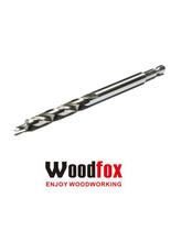 Woodfox - broca escalonada de 3/8 para pocket holes com encaixe rápido 1/4