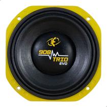 Woofer 8 Eros E908 Trio EVO 450W RMS 6 Ohms Graves Potentes Som Automotivo Profissional