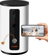 WOpet Smart Pet Camera: Dispensador de tratamento de cães, Full HD WiFi Pet Camera com visão noturna para visualização de animais de estimação, comunicação de áudio bidirecional projetada para cães e gatos, monitore seu animal de estimação rem