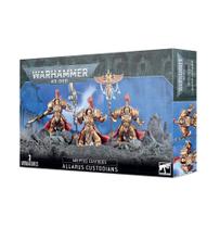Workshop de jogos de figuras de ação Warhammer 40k Adeptus Custodes Allarus Custodian