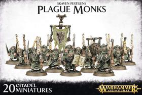 Workshop de jogos de mesa Warhammer 40K Age of Sigmar Skaven Pestilens Plague Monks Workshop de jogos de mesa Warhammer 40K Age of Sigmar Skaven Pestilens Plague Monks
