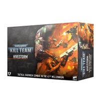 Workshop de jogos de tabuleiro Kill Team Hivestorm com miniaturas