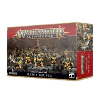 Workshop de jogos em miniatura Ironjawz Orruk Brutes Black