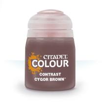 Workshop de jogos Paint Pot Citadel Contrast Cygor Brown 18 mL