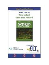 World english 3 - online video workbook