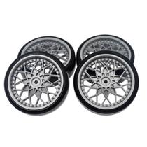 Wpl D12 Pneus 4pcs Upgrade Wheel Rim Pneus RC Car Peças de Reposição Acessórios