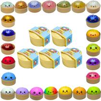 WPQO Bola Antiestresse Squishy de Bolinho com Glitter 10 cm