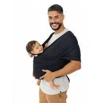 Wrap Dry Fit com Proteção UV KaBaby Preto