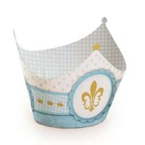 Wrap Para Cup Cake - Reino Menino - 12 unidades - Cromus - Rizzo Wrap Para Cup Cake - Reino Menino - 12 unidades - Cromus - Rizzo