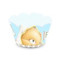 Wrap Para Cupcake Azul - Forever Friends - 12 unidades - Cromus - Rizzo