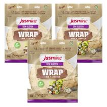 Wrap Sem Glúten Chia e Linhaça Jasmine 3 pct Wrap Sem Glúten Chia e Linhaça Jasmine 3 pct