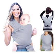 Wrap Sling Bebê Confortável: Mãos Livres E Vínculo F - Cinza