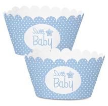 Wrappers para Cupcake de Chá de Bebê, Elefante, Forminhas Ajustáveis, Menino e Menina, 30 Unidades - Inkdotpot Wrappers para Cupcake de Chá de Bebê, Elefante, Forminhas Ajustáveis, Menino e Menina, 30 Unidades - Inkdotpot