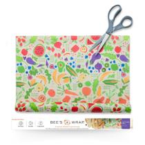 Wraps Beeswax Wrap Bee's Wrap Garden Party, cortado no tamanho 35x132cm