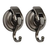 Wreath Hanger Khdrvok Easy Install, pistola, banhada a preto, pacote com 2 unidades Wreath Hanger Khdrvok Easy Install, pistola, banhada a preto, pacote com 2 unidades