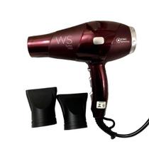 WS Professional Secador Turbo 7900 Bordô 2300W - 220v - WS Professional Hair Products