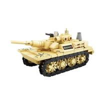 WW2 Exército Militar Soldados Rei Tigre Tanque DIY Modelo Blocos De Construção Brinquedos Infantis