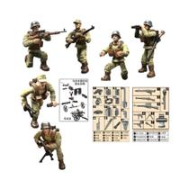 WW2 Exército Militar Soldados SWAT Modelo De Força Especial Blocos De Construção Brinquedos Infantis