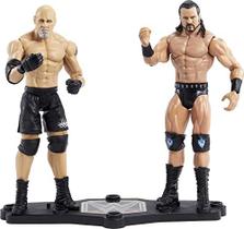 WWE Drew McIntyre vs Goldberg Championship Showdown 2-Pack 6-inch Action Figures Friday Night Smackdown Battle Pack for Ages 6 Year Old & Up
