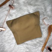 WWZ FASHION Cropped Alfaiataria com Elástico da Moda 0706