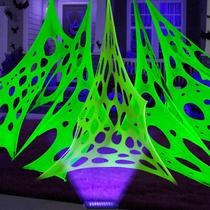 Wymulot Giant Glow in Dark Spider Web 520x213 cm Outdoor DIY